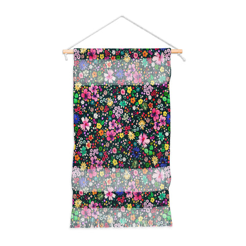Ninola Design Millefleurs Multicolor Black Wall Hanging Portrait