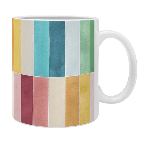 Ninola Design Modern Craft Rectangular Colorful Tiles Color Utopia Coffee Mug