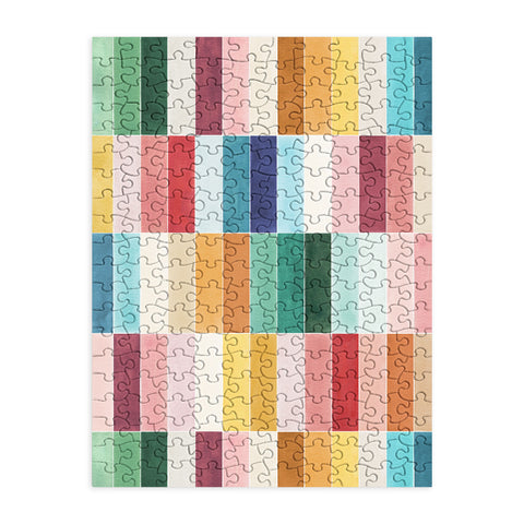 Ninola Design Modern Craft Rectangular Colorful Tiles Color Utopia Puzzle
