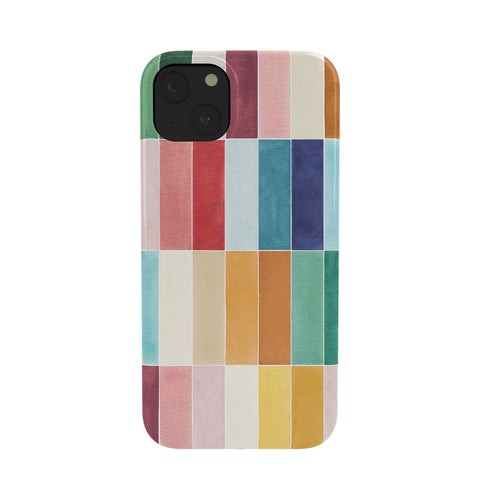 Ninola Design Modern Craft Rectangular Colorful Tiles Color Utopia Phone Case