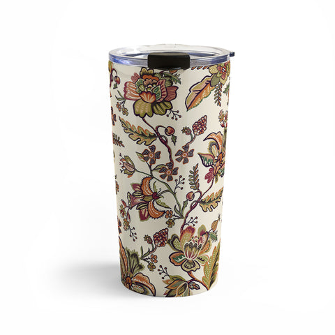 Ninola Design Modern Indienne Gold green Travel Mug