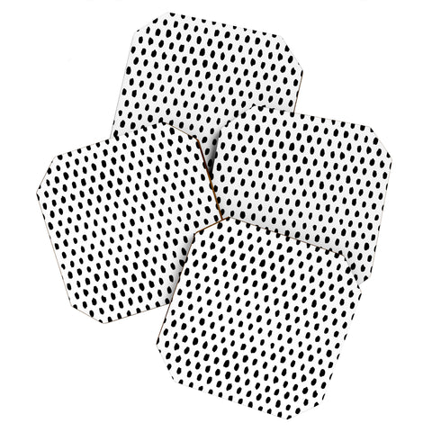 Ninola Design Monochromatic Palette Dots Coaster Set