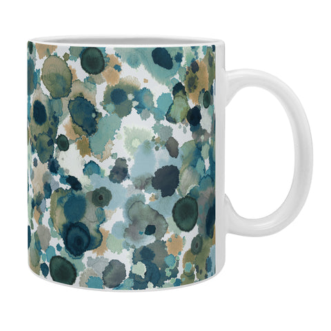 Ninola Design Moss Forest Blue Gold Coffee Mug
