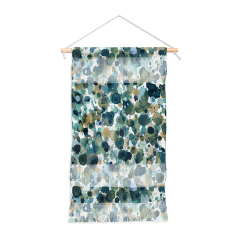 Ninola Design Moss Forest Blue Gold Wall Hanging Portrait