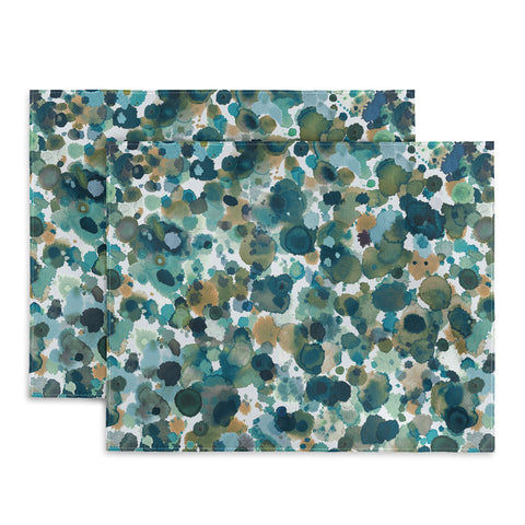 Ninola Design Moss Forest Blue Gold Placemat