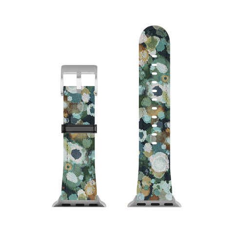 Ninola Design Moss Forest Dark Blue Apple Watch Band
