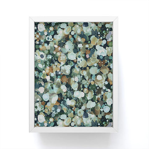 Ninola Design Moss Forest Dark Blue Framed Mini Art Print