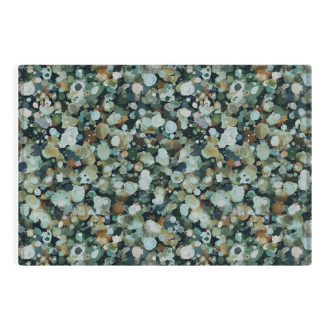 Ninola Design Moss Forest Dark Blue Outdoor Rug