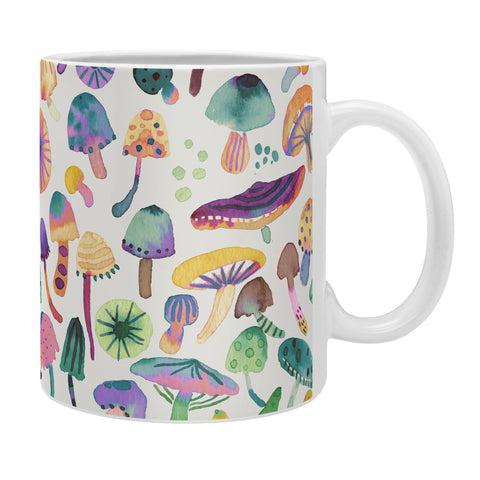 Ninola Design Mushrooms Nature Forest Colorful Coffee Mug