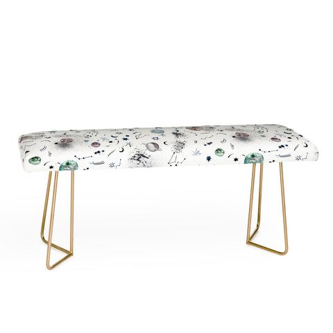 Ninola Design Mystical Galaxy White Bench