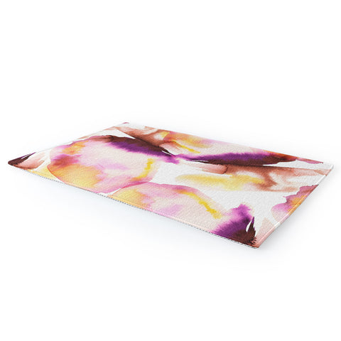 Ninola Design Natural Haze Abstract Landscape Summer Sunset Area Rug