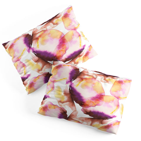 Ninola Design Natural Haze Abstract Landscape Summer Sunset Pillow Shams