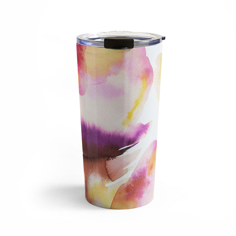 Ninola Design Natural Haze Abstract Landscape Summer Sunset Travel Mug