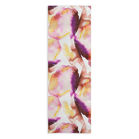 Ninola Design Natural Haze Abstract Landscape Summer Sunset Yoga Towel