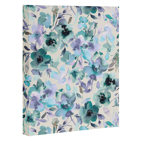 Ninola Design Natural Haze Artistic Summer Floral Art Canvas