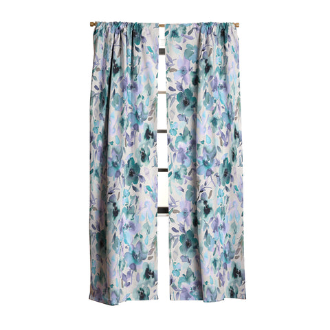 Ninola Design Natural Haze Artistic Summer Floral Blackout Non Repeat