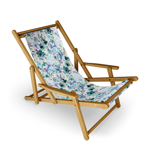 Ninola Design Natural Haze Artistic Summer Floral Sling Chair