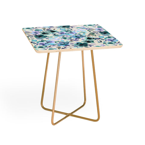 Ninola Design Natural Haze Artistic Summer Floral Side Table