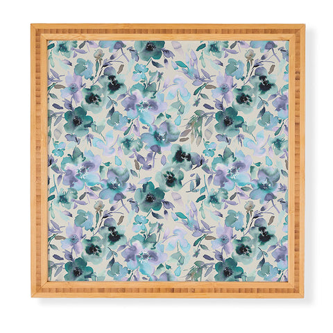 Ninola Design Natural Haze Artistic Summer Floral Framed Wall Art