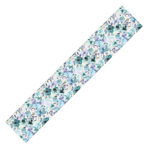 Ninola Design Natural Haze Artistic Summer Floral Table Runner