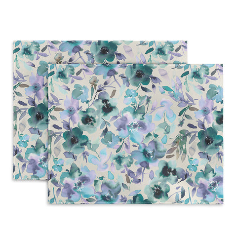 Ninola Design Natural Haze Artistic Summer Floral Placemat