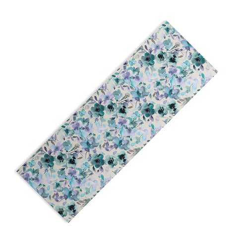 Ninola Design Natural Haze Artistic Summer Floral Yoga Mat