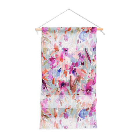 Ninola Design Natural Haze Painterly Tropical Flowers II Wall Hanging Portrait