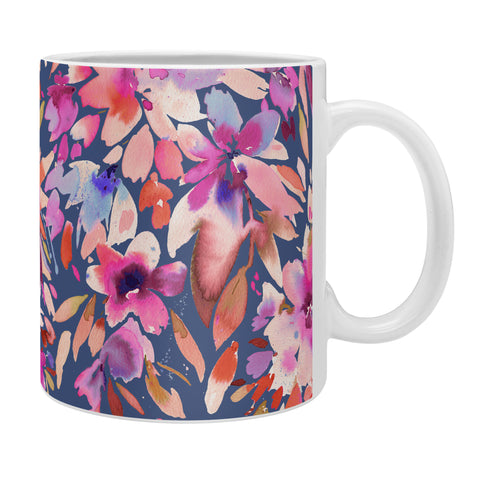 Ninola Design Natural Haze Painterly Tropical Flowers III Coffee Mug