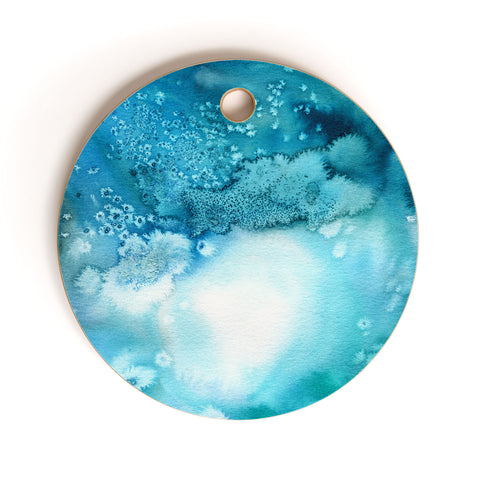 Ninola Design Natural Haze Under the Sea Cutting Board Round