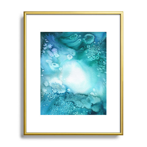 Ninola Design Natural Haze Under the Sea Metal Framed Art Print