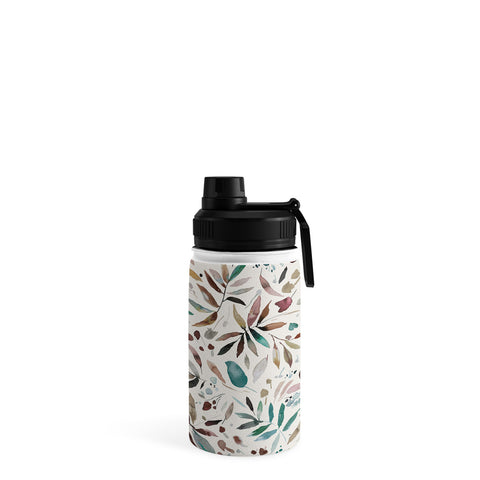 Ninola Design Nature Botanical Leaves Fall Water Bottle