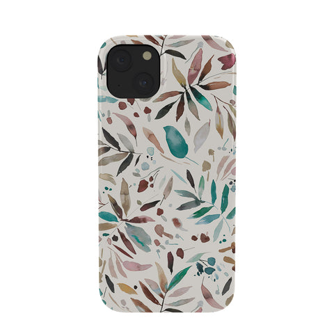 Ninola Design Nature Botanical Leaves Fall Phone Case