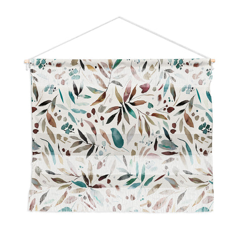 Ninola Design Nature Botanical Leaves Fall Wall Hanging Landscape