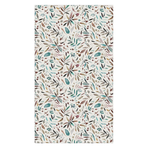 Ninola Design Nature Botanical Leaves Fall Tablecloth