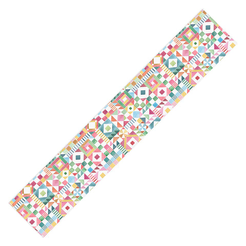 Ninola Design Patchwork Checker Joy of together Table Runner