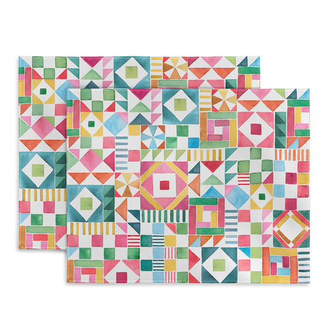 Ninola Design Patchwork Checker Joy of together Placemat