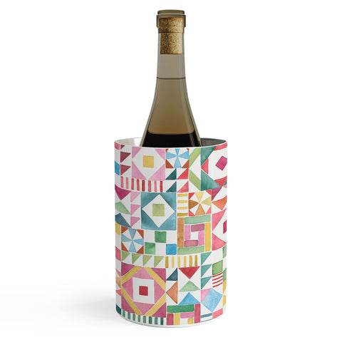 Ninola Design Patchwork Checker Joy of together Wine Chiller
