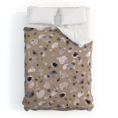 Ninola Design Pebbles Beige Duvet Cover