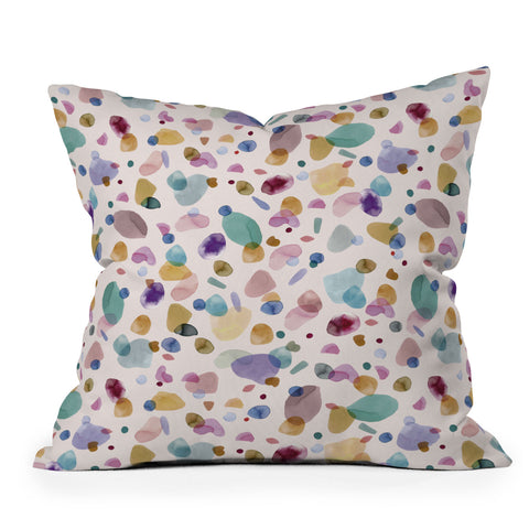 Ninola Design Playful organic shapes Outdoor Throw Pillow