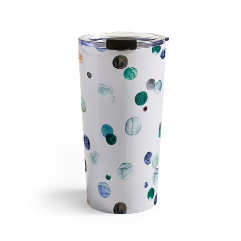 Ninola Design Polka dots blue Travel Mug