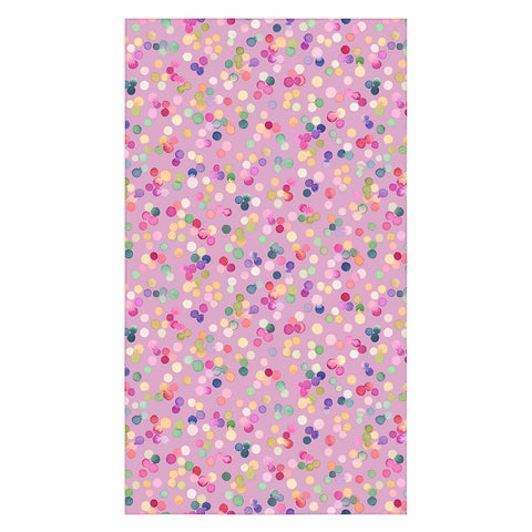 Ninola Design Polka Dots Happy Lavander Tablecloth