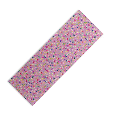 Ninola Design Polka Dots Happy Lavander Yoga Mat