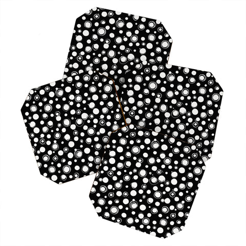 Ninola Design Polka dots WB Coaster Set