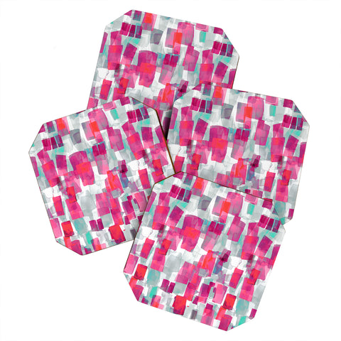 Ninola Design Rectangular Romantic Coaster Set