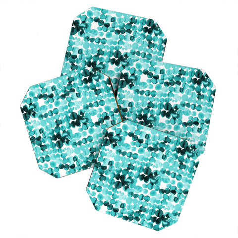 Ninola Design Relaxing Ink Bleeding Dots Coaster Set