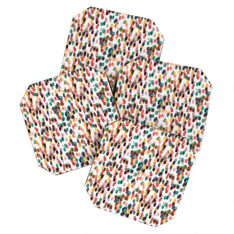Ninola Design Relaxing Tropical Dots Coaster Set