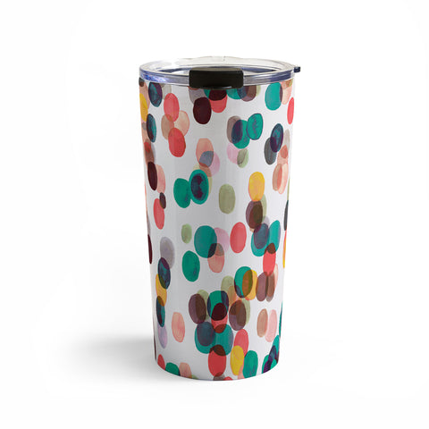Ninola Design Relaxing Tropical Dots Travel Mug