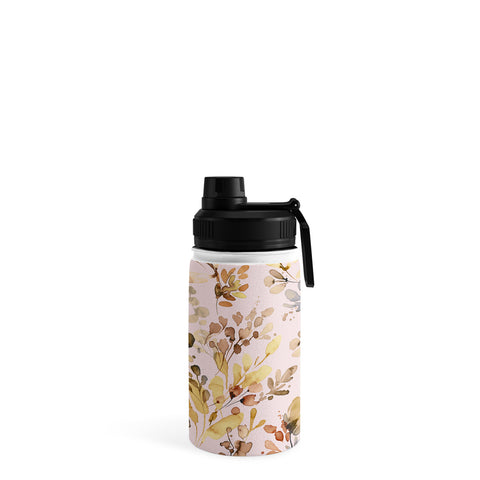 Ninola Design Rustic Cottage Wild Nature Pink Water Bottle
