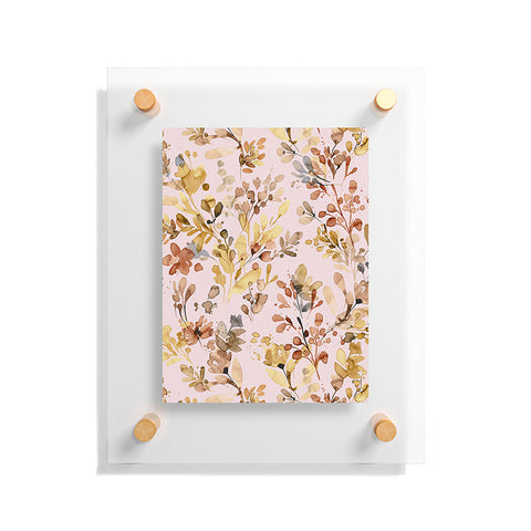 Ninola Design Rustic Cottage Wild Nature Pink Floating Acrylic Print