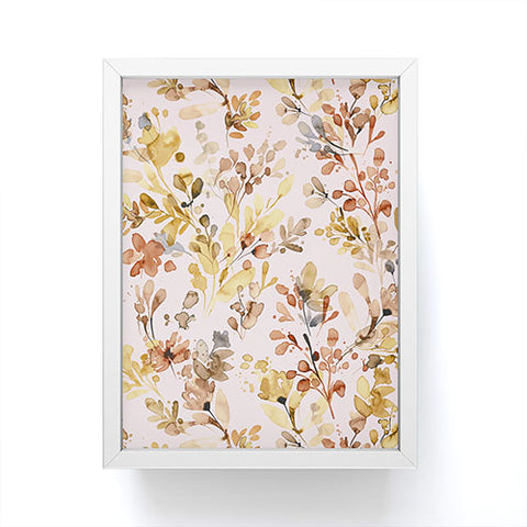 Ninola Design Rustic Cottage Wild Nature Pink Framed Mini Art Print